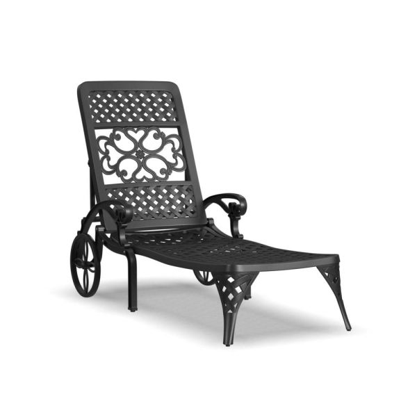 Traditional Outdoor Chaise Lounge With Wheels  |  Chaises Chaises Chaises