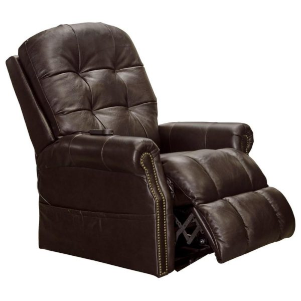 Traditional Power Lift Lay Flat Recliner With Heat And Massage  |  Lift Chairs Lift Chairs Chocolate 1283-09-3083-09