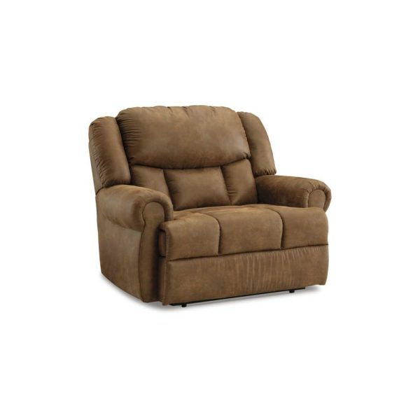 Traditional Power Recliner With Rolled Armrests  |  Recliners Living Room Recliners