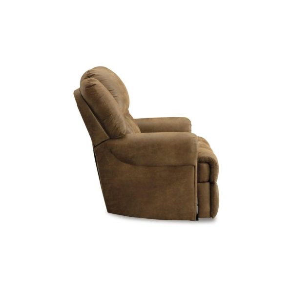 Traditional Power Recliner With Rolled Armrests  |  Recliners Living Room Recliners