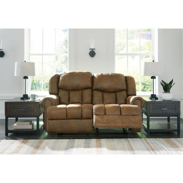 Traditional Power Reclining Loveseat With Rolled Armrests  |  Reclining Loveseats Living Room Reclining Loveseats