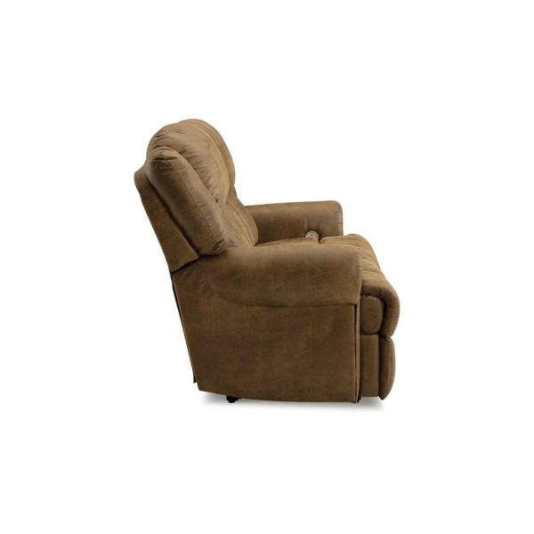 Traditional Power Reclining Loveseat With Rolled Armrests  |  Reclining Loveseats Living Room Reclining Loveseats