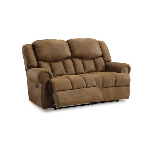 Traditional Reclining Loveseat With Rolled Armrests  |  Reclining Loveseats Living Room Reclining Loveseats