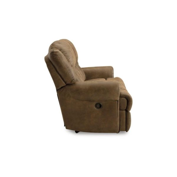 Traditional Reclining Loveseat With Rolled Armrests  |  Reclining Loveseats Living Room Reclining Loveseats