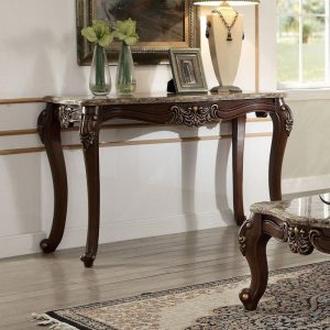 Traditional Sofa Table With Marble Top  |  Sofa Tables Living Room Sofa Tables