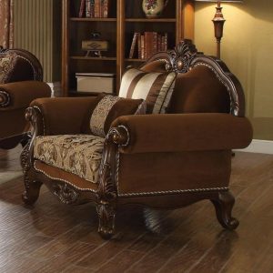 Traditional Upholstered Chair With Rolled Arms And Nailhead Trim  |  Living Room Chairs Living Room Living Room Chairs