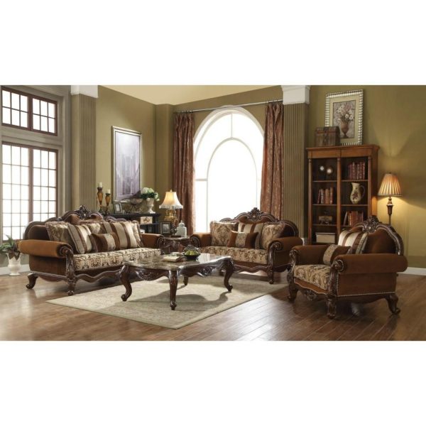 Traditional Upholstered Chair With Rolled Arms And Nailhead Trim  |  Living Room Chairs Living Room Living Room Chairs