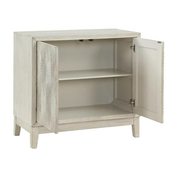 Transitional 2-Door Display Cabinet With Touch-Latch Doors  |  Accent Cabinets Accent Cabinets Accent Cabinets