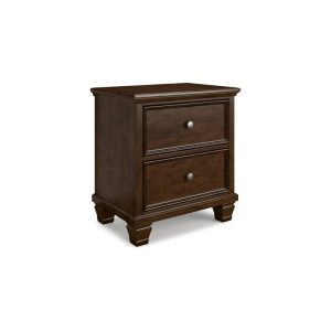 Transitional 2-Drawer Nightstand  |  Nightstands Bedroom Nightstands