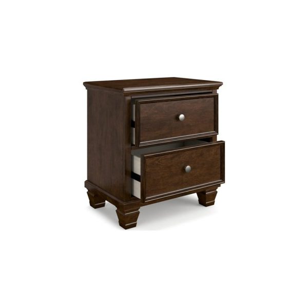 Transitional 2-Drawer Nightstand  |  Nightstands Bedroom Nightstands