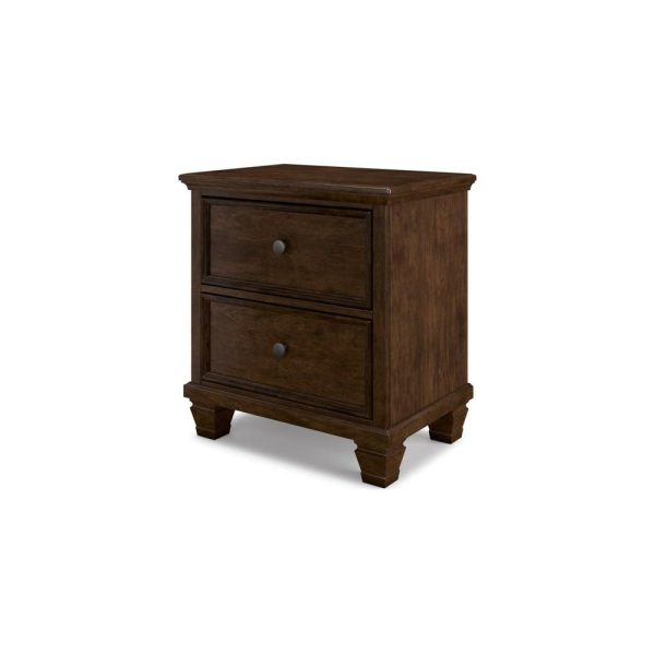 Transitional 2-Drawer Nightstand  |  Nightstands Bedroom Nightstands