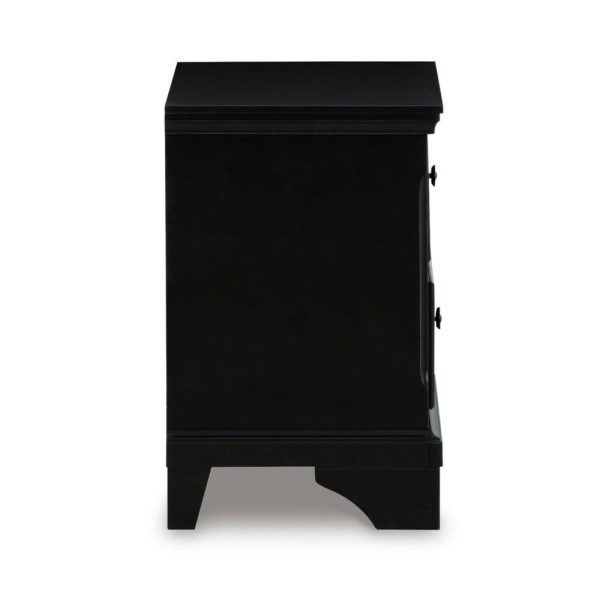 Transitional 2-Drawer Nightstand  |  Nightstands Bedroom Nightstands