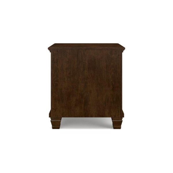 Transitional 2-Drawer Nightstand  |  Nightstands Bedroom Nightstands