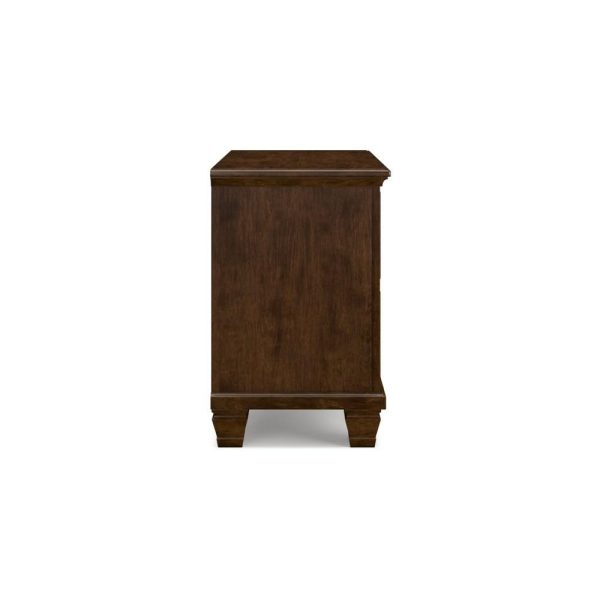 Transitional 2-Drawer Nightstand  |  Nightstands Bedroom Nightstands