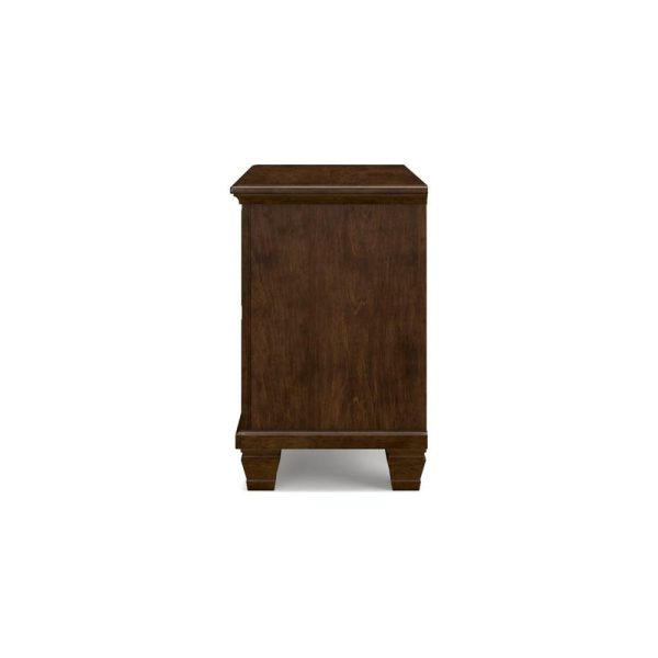 Transitional 2-Drawer Nightstand  |  Nightstands Bedroom Nightstands