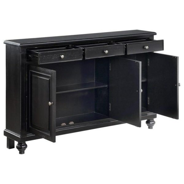 Transitional 3-Door 3-Drawer Credenza  |  Accent Cabinets Accent Cabinets Accent Cabinets