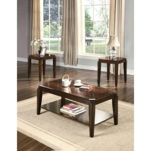 Transitional 3 Piece Coffee End Table Set  |  Occasional Table Sets Living Room Occasional Table Sets