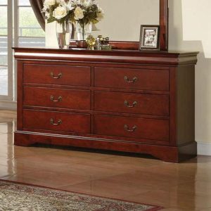 Transitional 6 Drawer Dresser  |  Dressers Bedroom Dressers