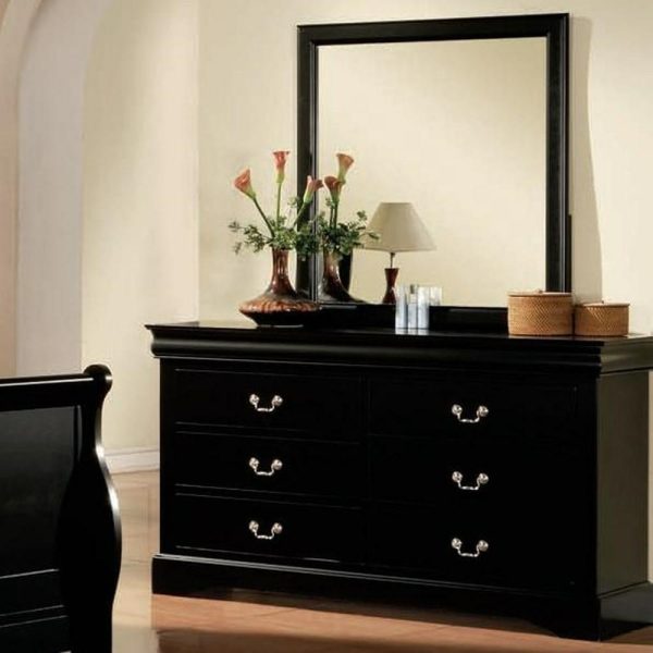 Transitional 6 Drawer Dresser  |  Dressers Bedroom Dressers