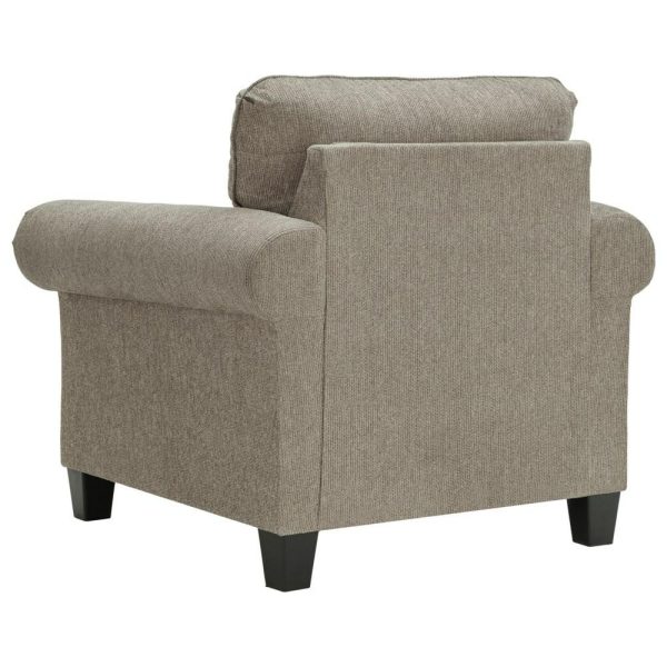 Transitional Chair With Rolled Arms With Nailhead Trim  |  Living Room Chairs Living Room Living Room Chairs