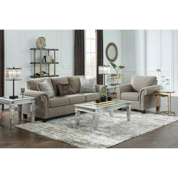 Transitional Chair With Rolled Arms With Nailhead Trim  |  Living Room Chairs Living Room Living Room Chairs