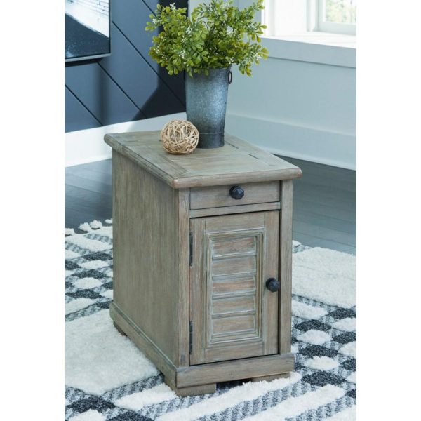 Transitional Chairside End Table With Dual Usb Ports  |  End & Side Tables End & Side Tables End & Side Tables