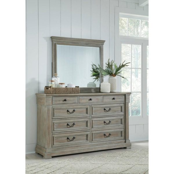 Transitional Dresser And Mirror  |  Mirrored Dressers Bedroom Mirrored Dressers