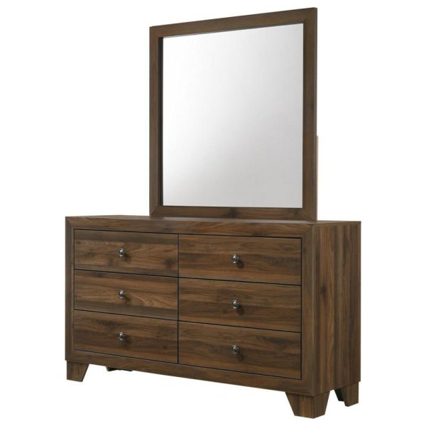 Transitional Dresser And Mirror Set  |  Mirrored Dressers Bedroom Mirrored Dressers