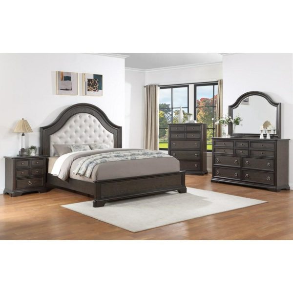 Transitional Dresser & Mirror Set  |  Mirrored Dressers Bedroom Mirrored Dressers