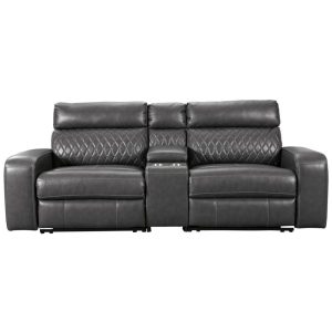 Transitional Power Reclining Loveseat With Storage Console  |  Reclining Loveseats Living Room Reclining Loveseats