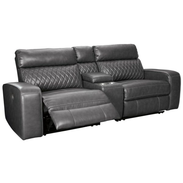 Transitional Power Reclining Loveseat With Storage Console  |  Reclining Loveseats Living Room Reclining Loveseats