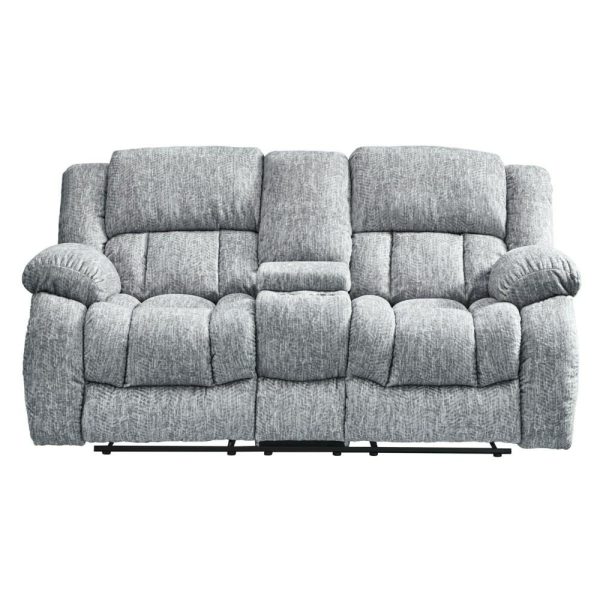 Transitional Reclining Loveseat With Console  |  Reclining Loveseats Living Room Reclining Loveseats