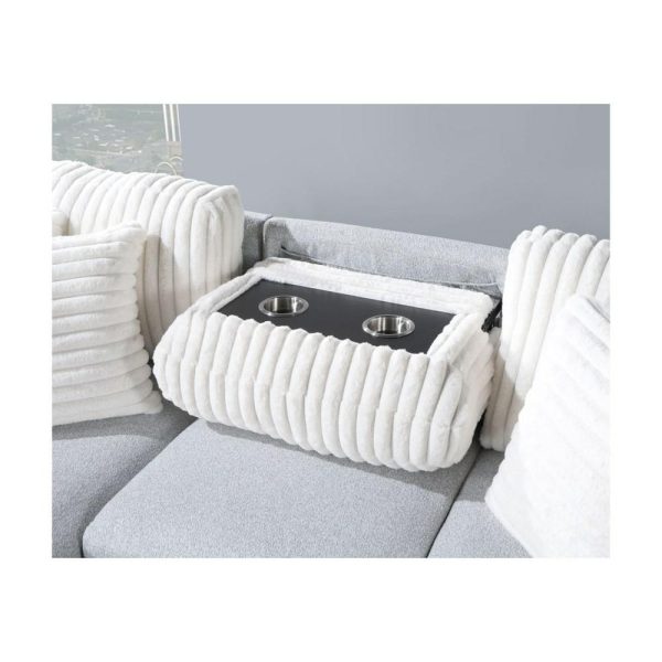 Transitional Reversible Chaise With Storage And 2 Pillows  |  Chaises Chaises Chaises