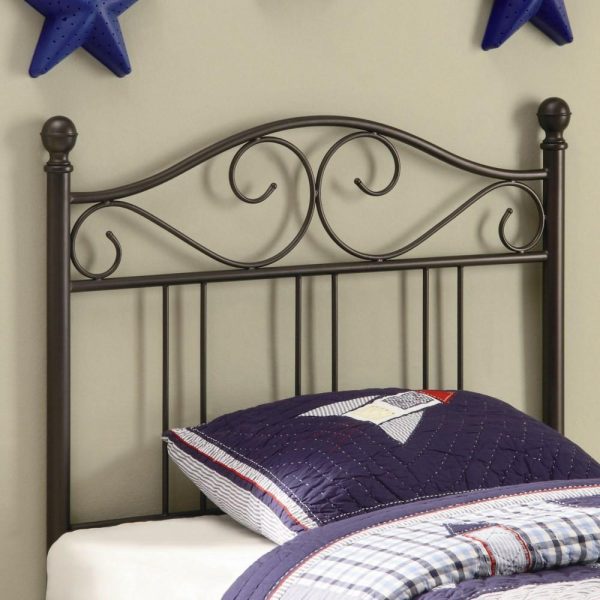 Transitional Twin Metal Headboard  |  Headboards Bedroom Headboards