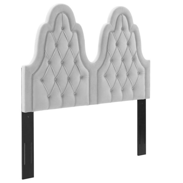 Tufted Performance Velvet Full/Queen Headboard  |  Headboards Bedroom Headboards