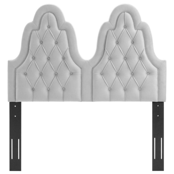 Tufted Performance Velvet Full/Queen Headboard  |  Headboards Bedroom Headboards