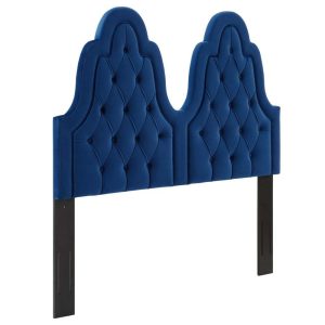 Tufted Performance Velvet King/California King Headboard  |  Headboards Bedroom Headboards