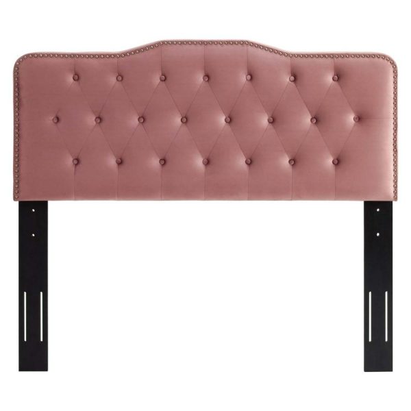 Tufted Performance Velvet King/California King Headboard  |  Headboards Bedroom Headboards