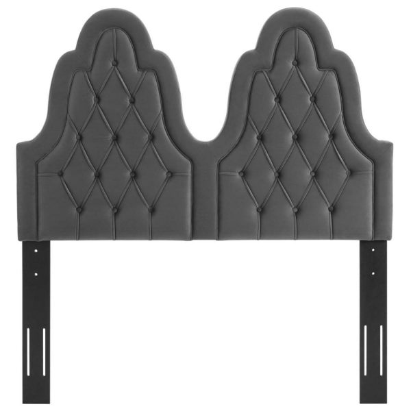 Tufted Performance Velvet King/California King Headboard  |  Headboards Bedroom Headboards