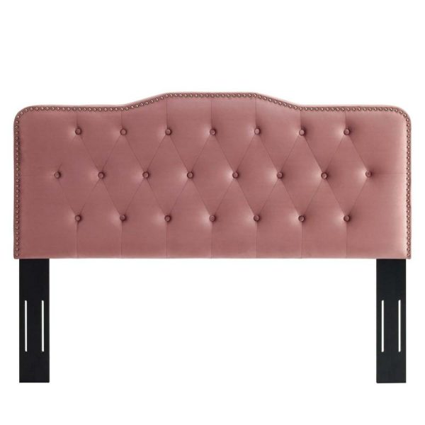 Tufted Performance Velvet King/California King Headboard  |  Headboards Bedroom Headboards