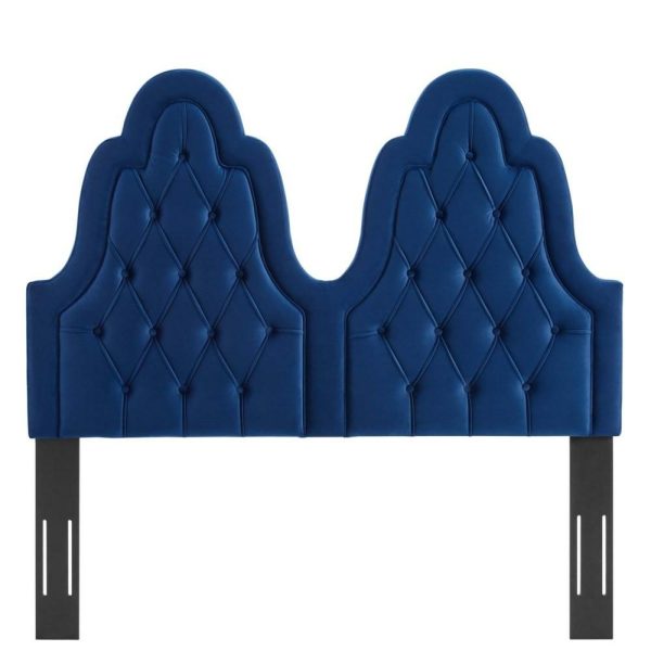 Tufted Performance Velvet King/California King Headboard  |  Headboards Bedroom Headboards