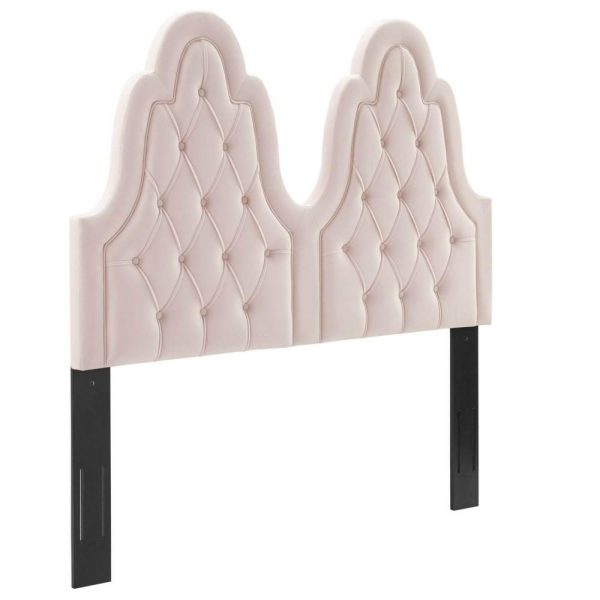 Tufted Performance Velvet Twin Headboard  |  Headboards Bedroom Headboards