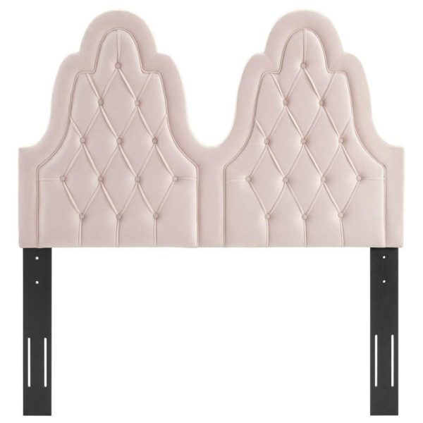 Tufted Performance Velvet Twin Headboard  |  Headboards Bedroom Headboards