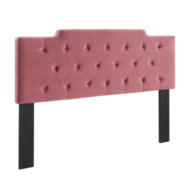 Tufted Twin Performance Velvet Headboard  |  Headboards Bedroom Headboards