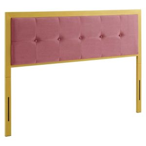 Tufted Twin Performance Velvet Headboard  |  Headboards Bedroom Headboards