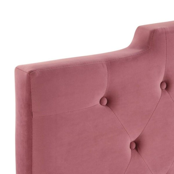 Tufted Twin Performance Velvet Headboard  |  Headboards Bedroom Headboards