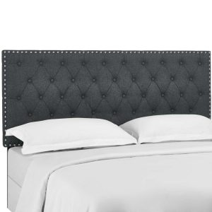 Tufted Twin Upholstered Linen Fabric Headboard  |  Headboards Bedroom Headboards