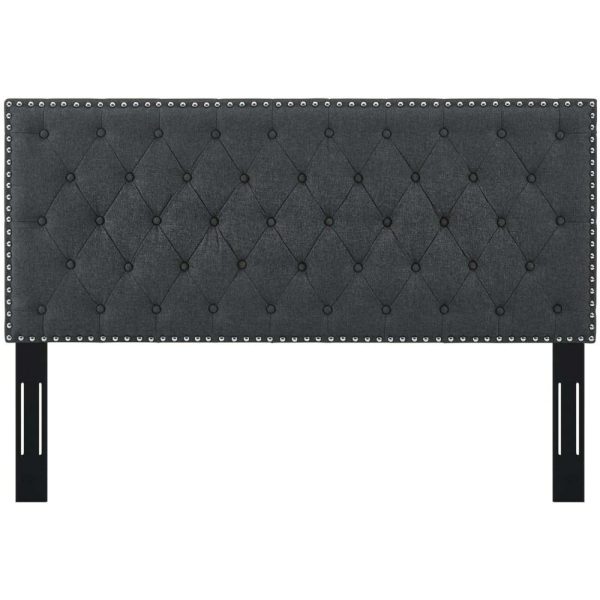 Tufted Twin Upholstered Linen Fabric Headboard  |  Headboards Bedroom Headboards