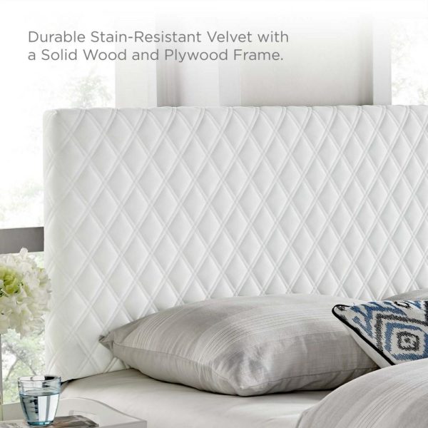 Twin Performance Velvet Headboard  |  Headboards Bedroom Headboards