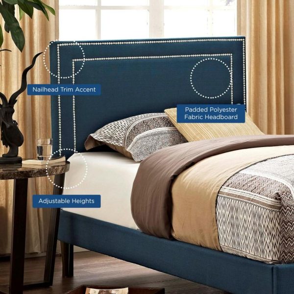 Twin Upholstered Fabric Headboard  |  Headboards Bedroom Headboards